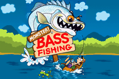 Monster Bass Fishing title screen for GameBoy Advance